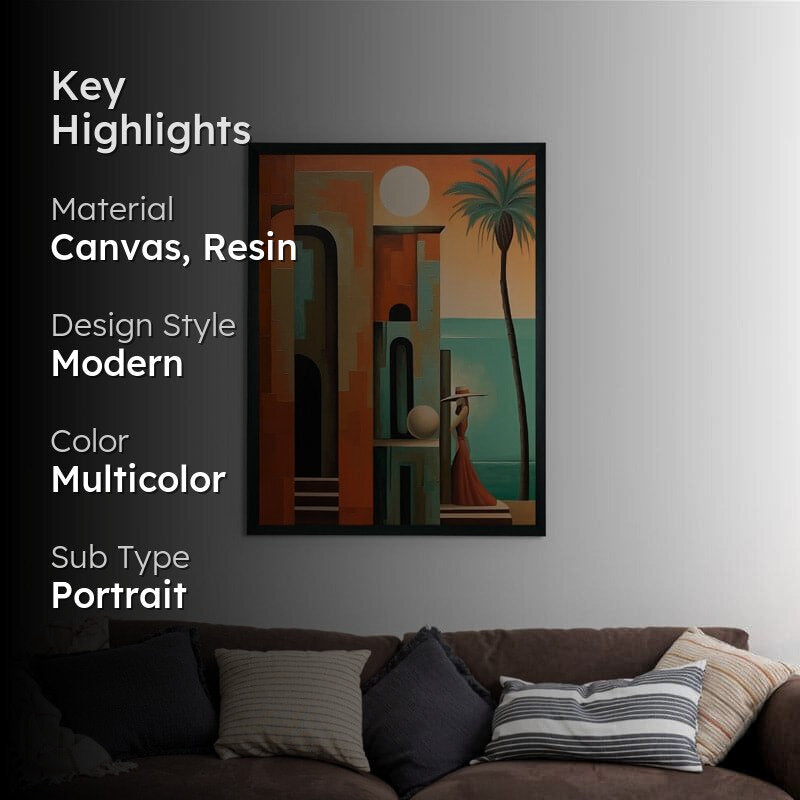 City Dawn Canvas Wall Art media 2