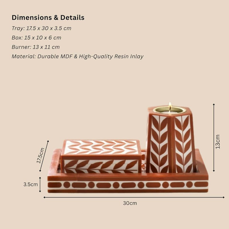 Sugandh II Incense Holder - Three Piece Set media 7