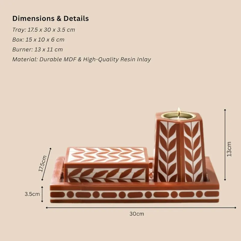 Sugandh II Incense Holder - Three Piece Set media 7