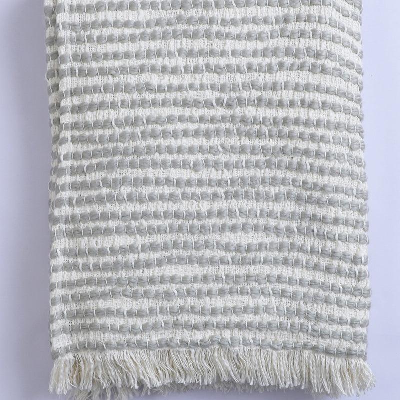 Snuggle & Stripe Knitted Throw media 3