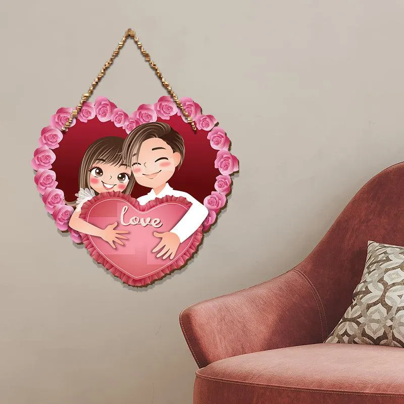 Adorable Love Wood MDF Wall Hanging media 5