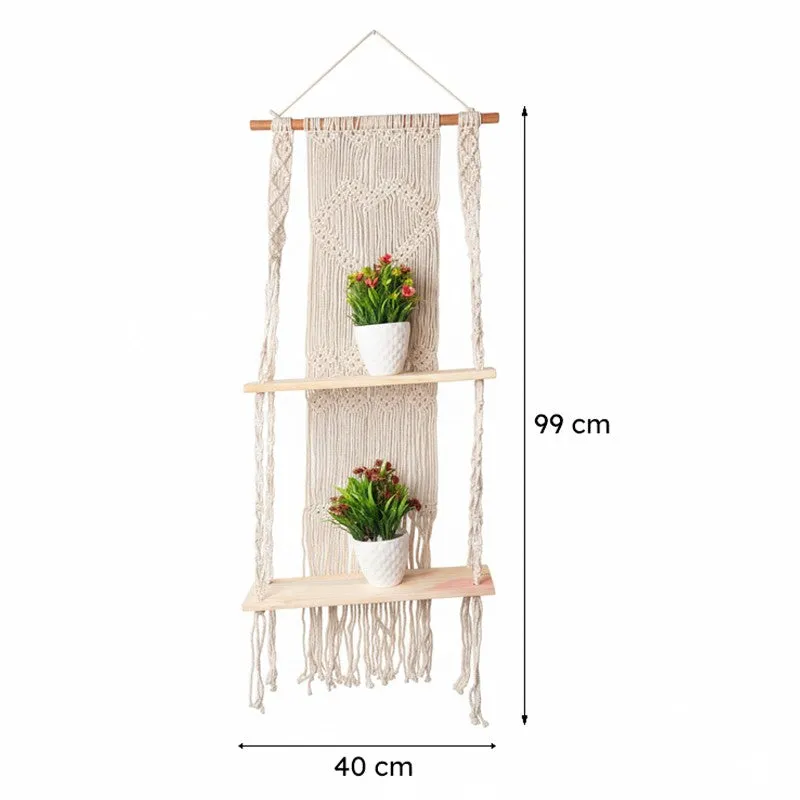 Kocha Macrame Wall Shelf media 6