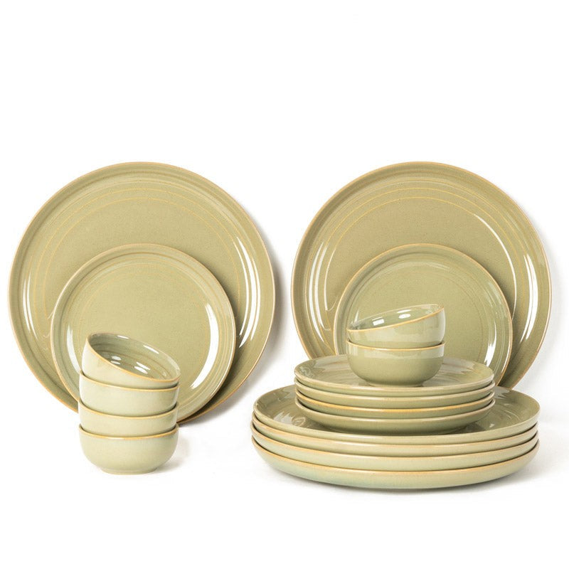 Estia Dining Set (Olive Green) - 18 Piece Set media 3