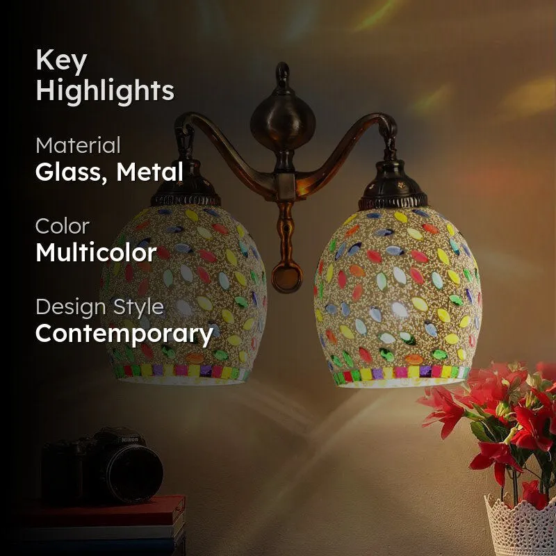 Mystic Metal Mosaic Wall Lamp media 2