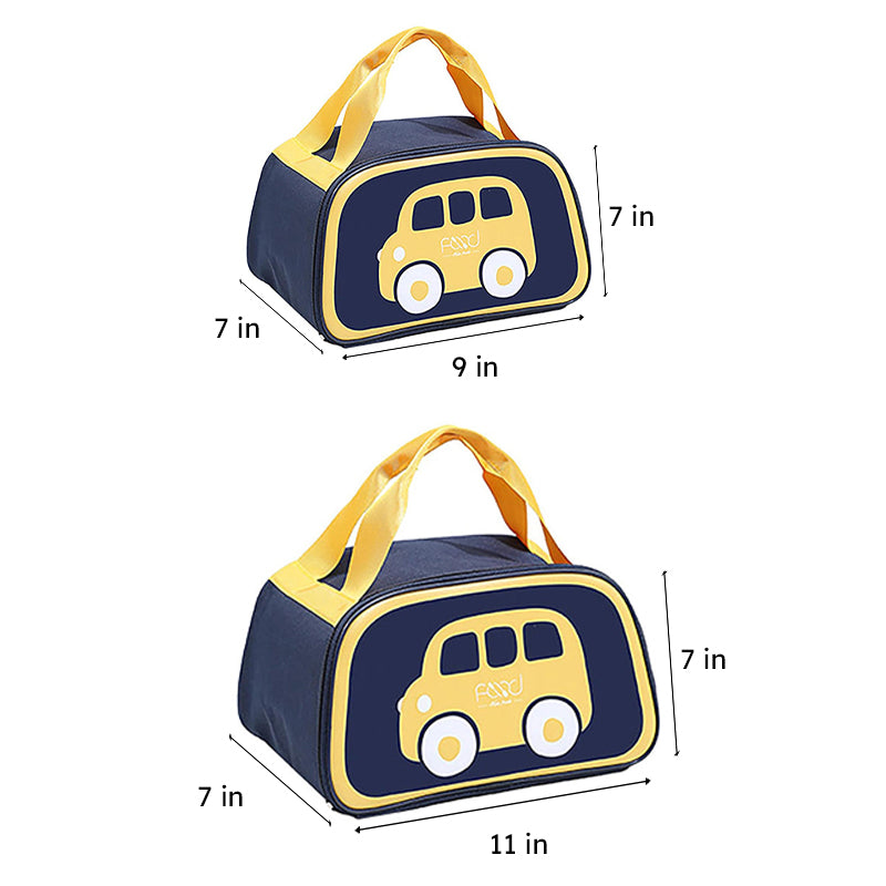 Bus Time Polyester Lunch Bag - Yellow media 9