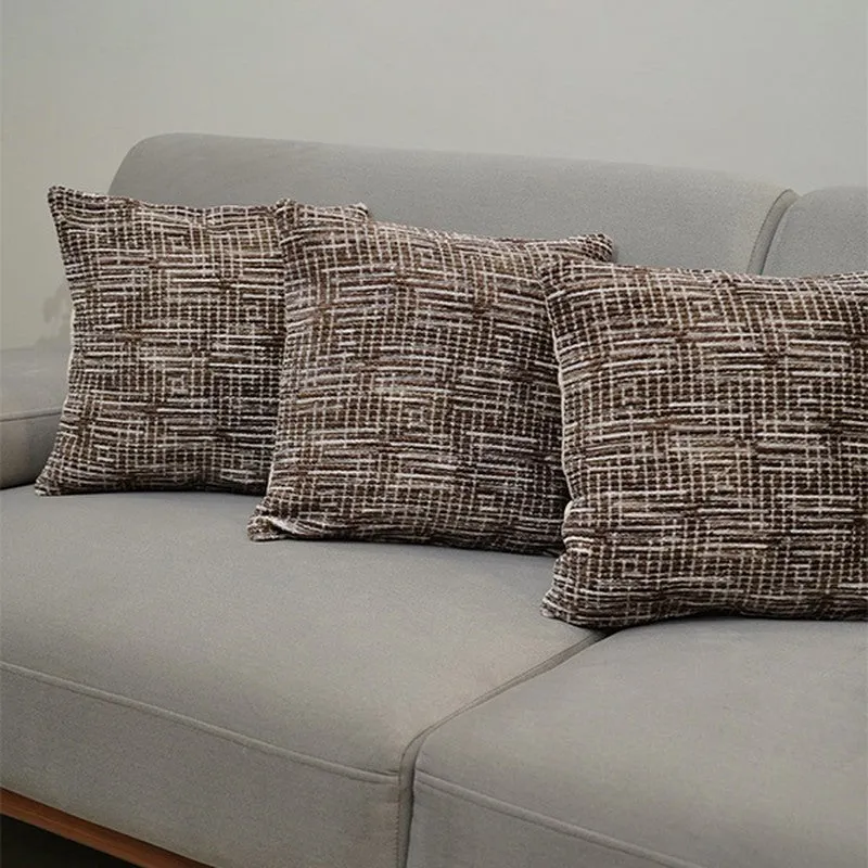 GeoMirage Cushion Cover (Brown) - Set Of Three media 4