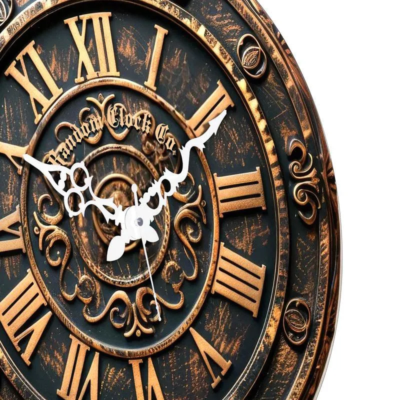 Lova Antique 3D Printed MDF Wall Clock media 8