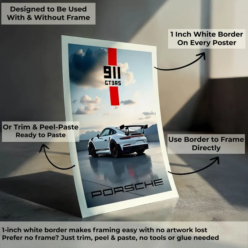 Porsche Performance Wall Poster media 7