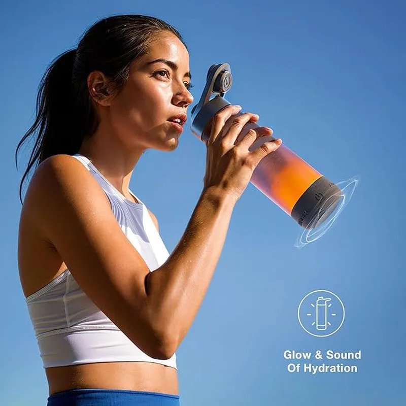 Sound and glow of Hydration Smart Water Bottle (Black,Blue) - 770 mL media 4