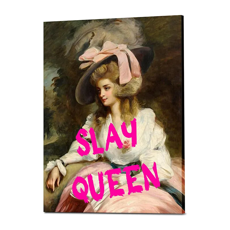 French Slay Queen Wall Art media 3