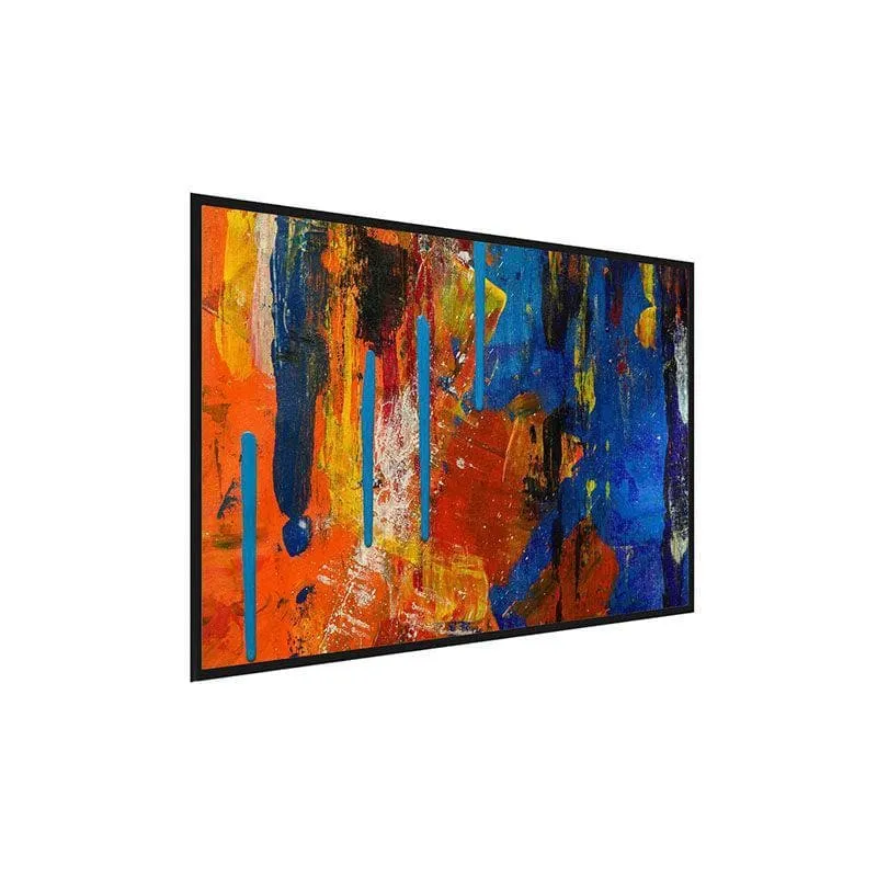 Deep-Colored Art Canvas Painting - Black Frame media 3