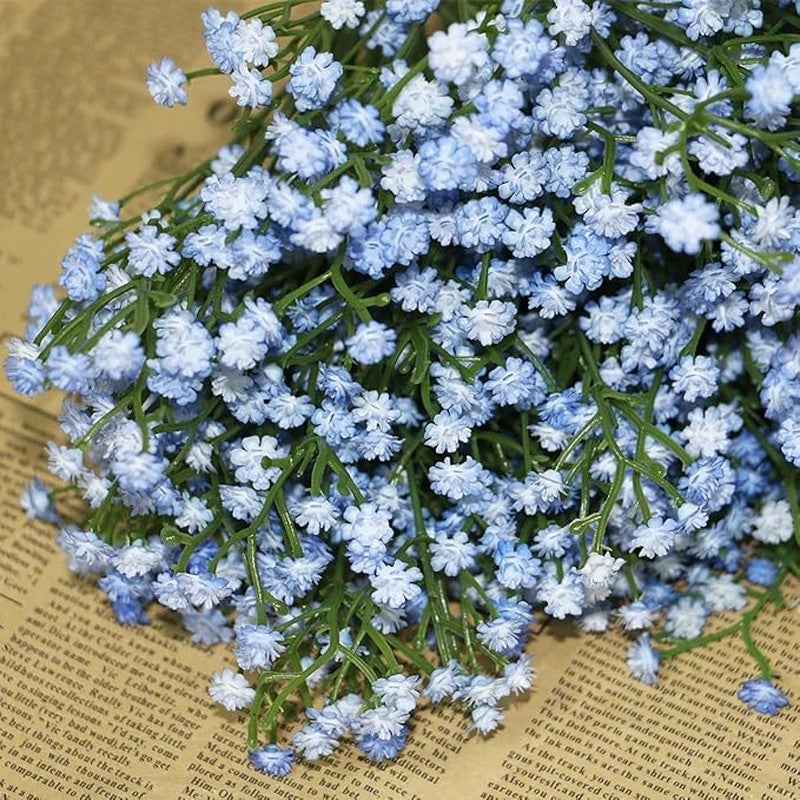 Artificial Gypsophila (Blue) - Set Of Three media 6
