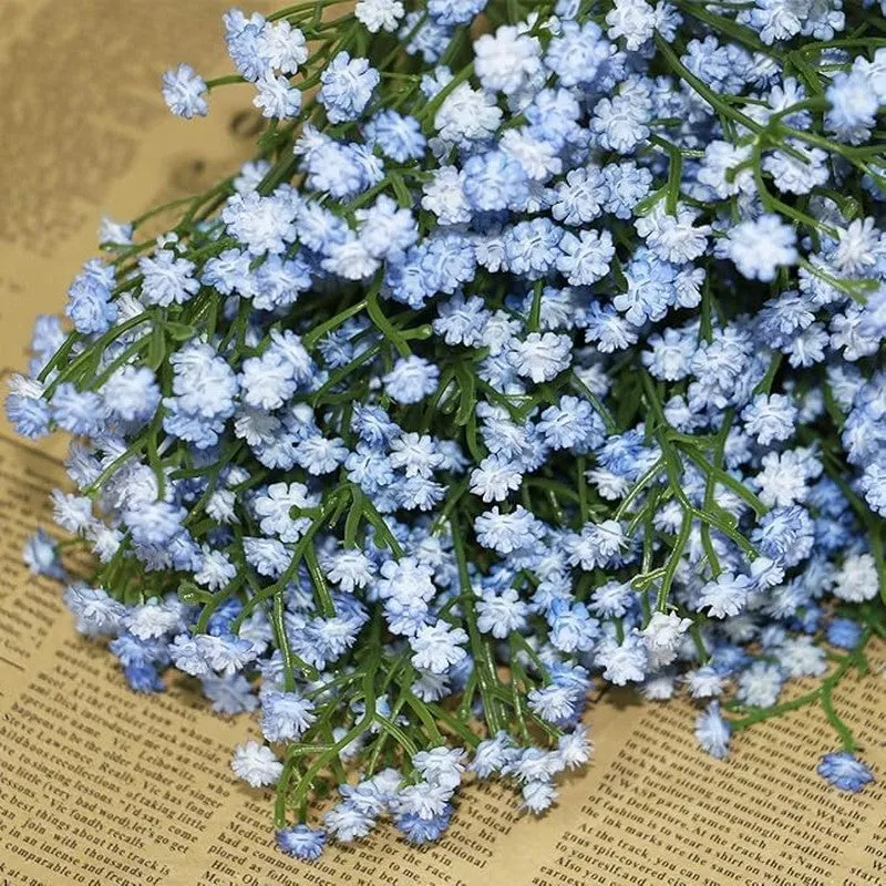 Artificial Gypsophila (Blue) - Set Of Three media 6