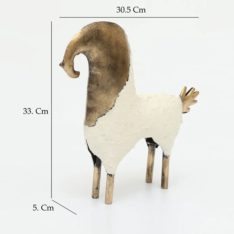 Mystic Canter Metal & Ceramic Showpiece media 5