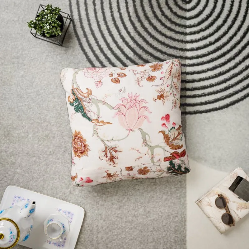 Petal Cascade Cotton Cushion Covers - Set Of Three media 3