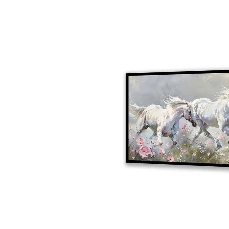 Equine Pair Wall Art with Black Frame media 4
