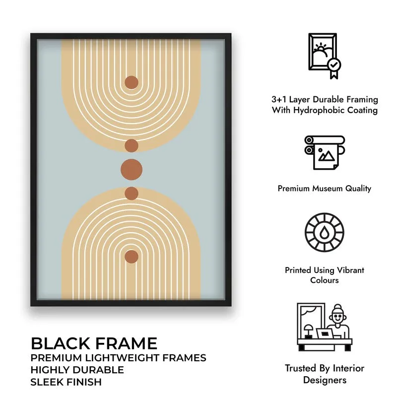 Balanced Sky Canvas Wall Painting With Black Frame media 11