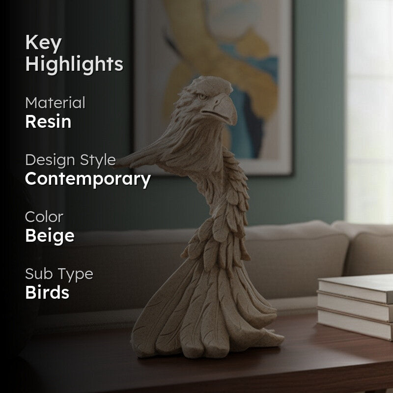 Sky Sovereign Eagle Showpiece - Beige media 2