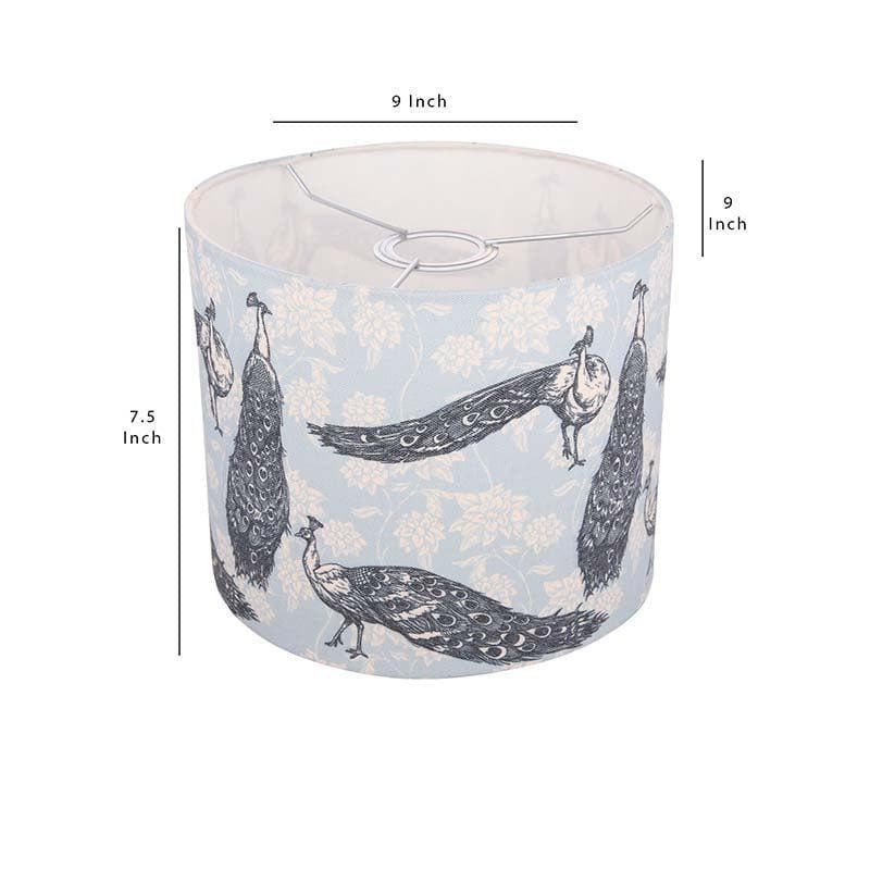 Prancing Peacocks Fabric Ceiling Lamp media 5