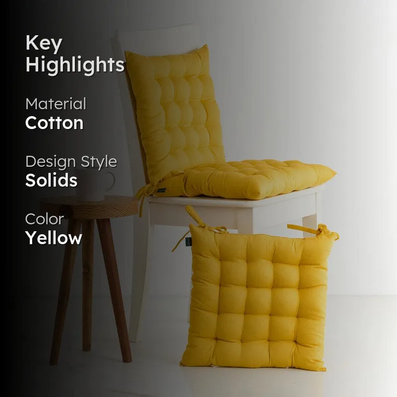 Savra Chair Pad (Yellow) - Set Of Three media 2