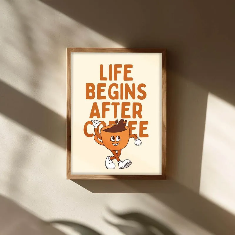 QuotedCoffee Archival Canvas Wall Art - Brown media 3