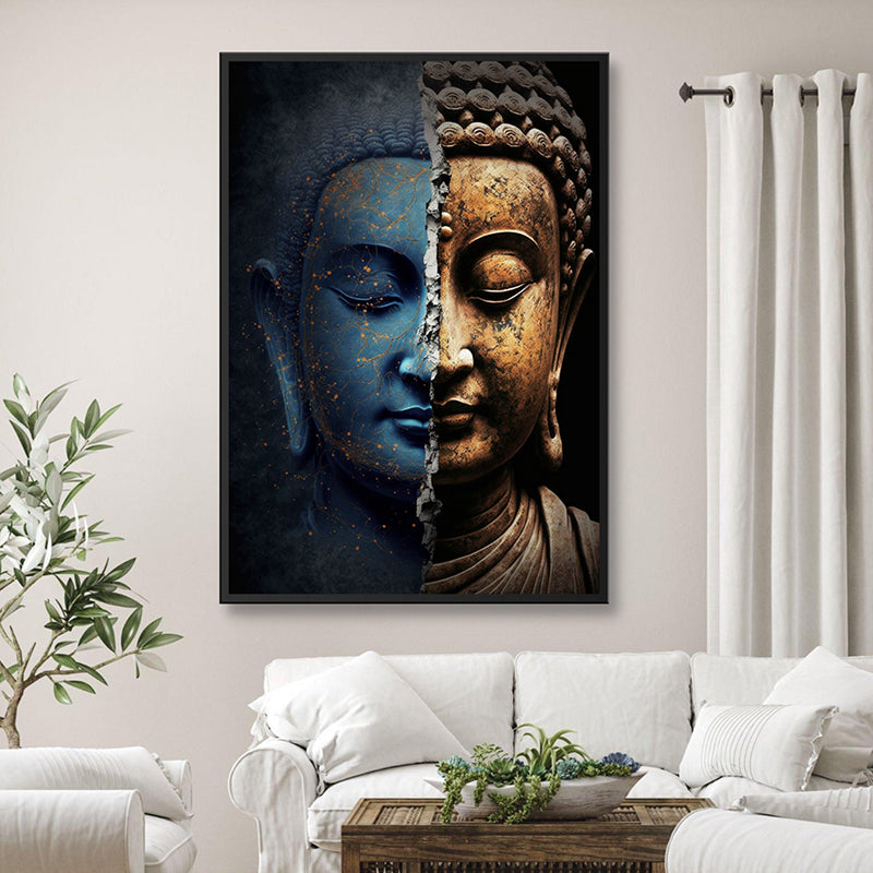 Buddha Obscura Canvas Wall Painting