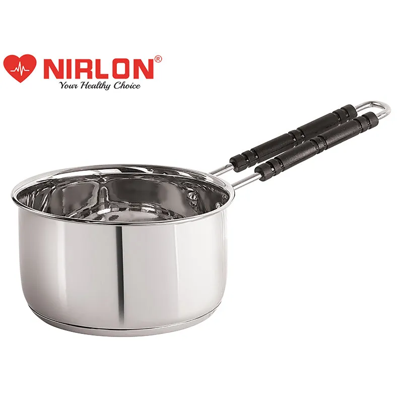 Nirlon Steel Saucepan - 1800 ML/7 Inches media 1