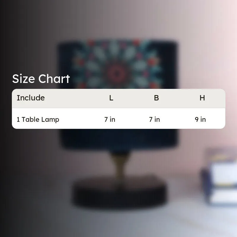 Toile Loop Printed Iron Table Lamp - Multicolor media 5