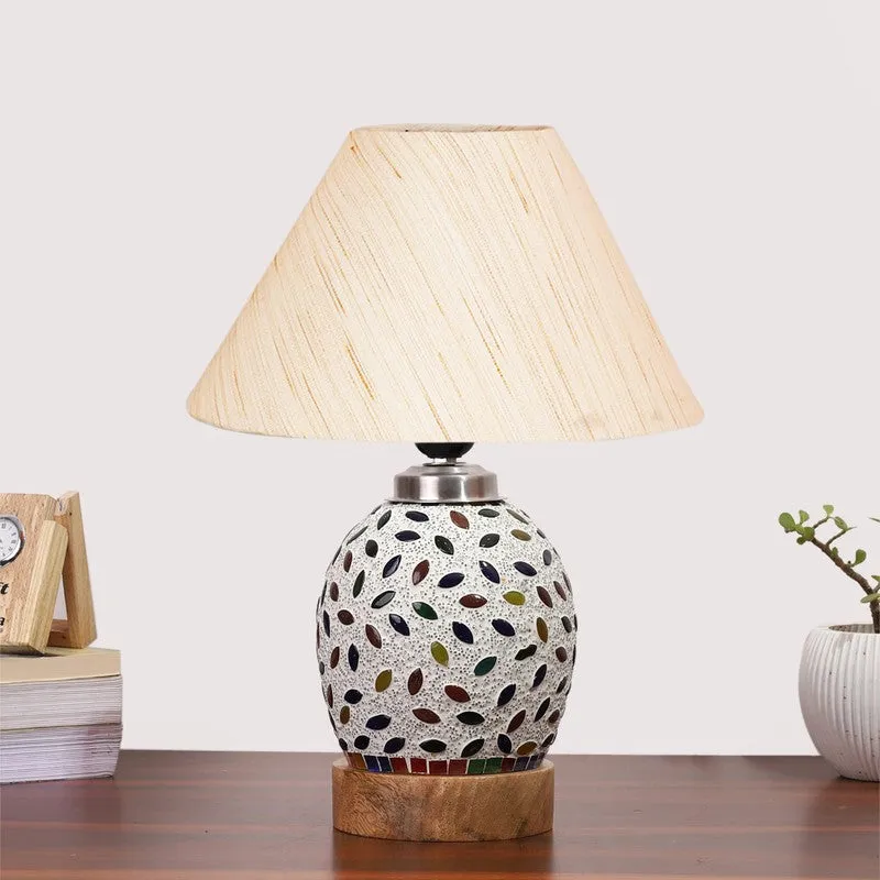 Baskora Wooden Table Lamp - Multicolor media 4