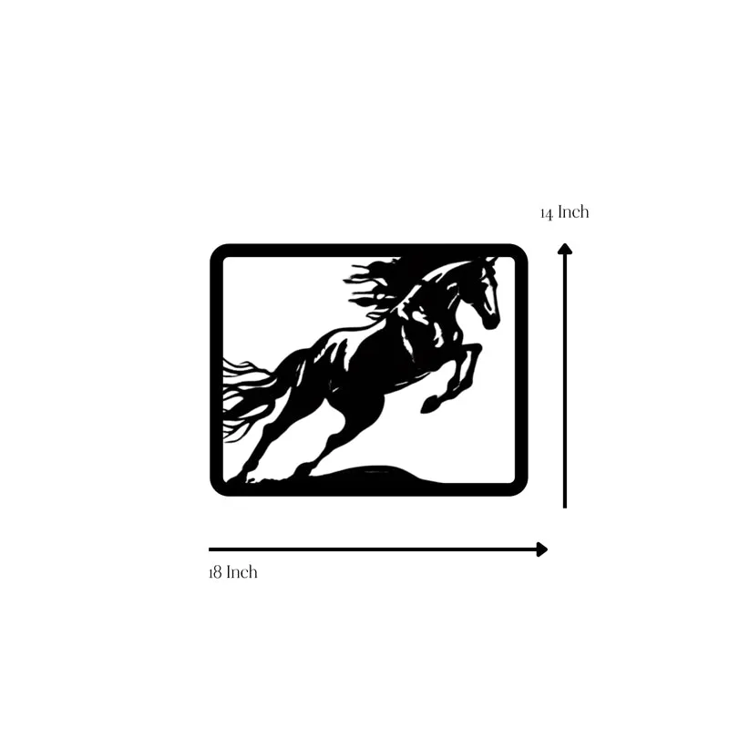 Leaping Pony Iron Wall Accent media 5