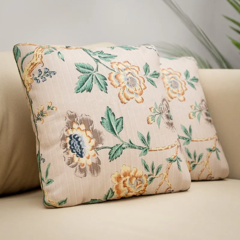 Soft Botanica Cotton Cushion Covers - Set Of Two media 4