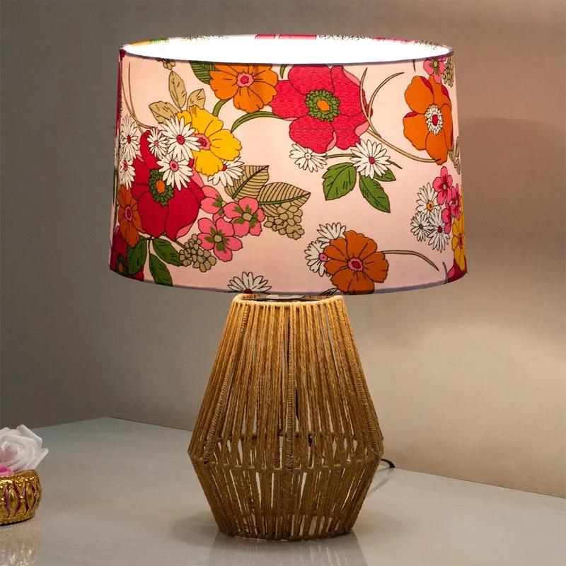 Floral Ripple Metal Table Lamp media 8