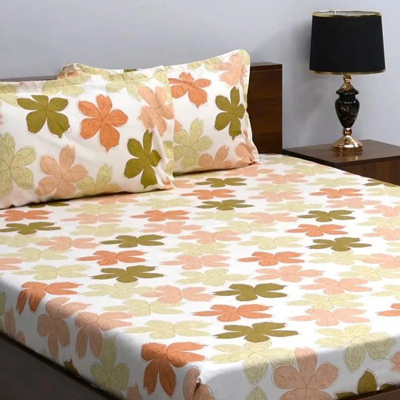 Dalaja Floral Microfiber Bedsheet - 120 GSM media 4