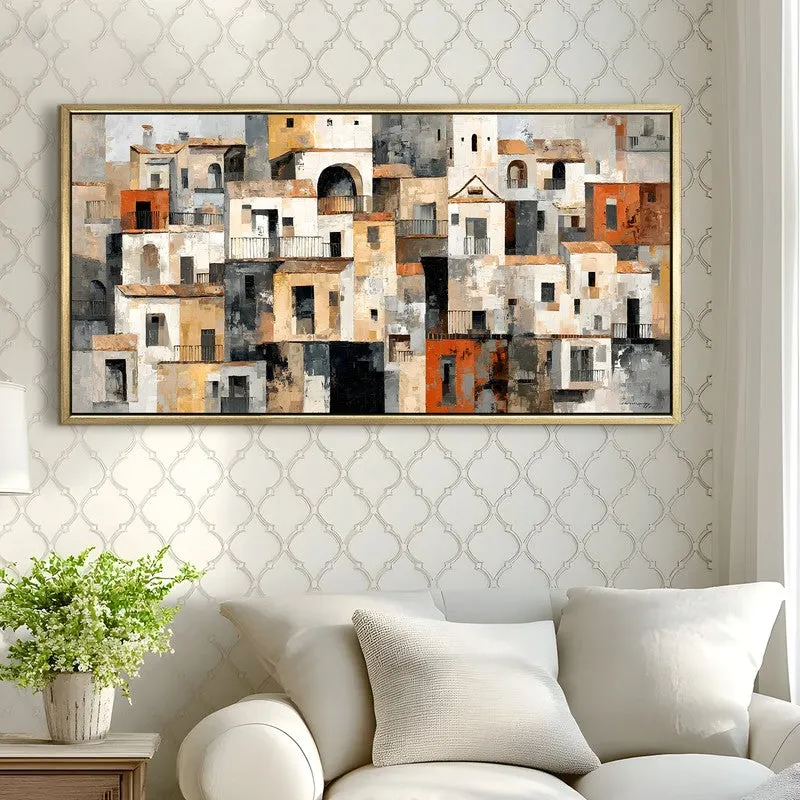 Urbanity Canvas Wall Painting With Frame media 4