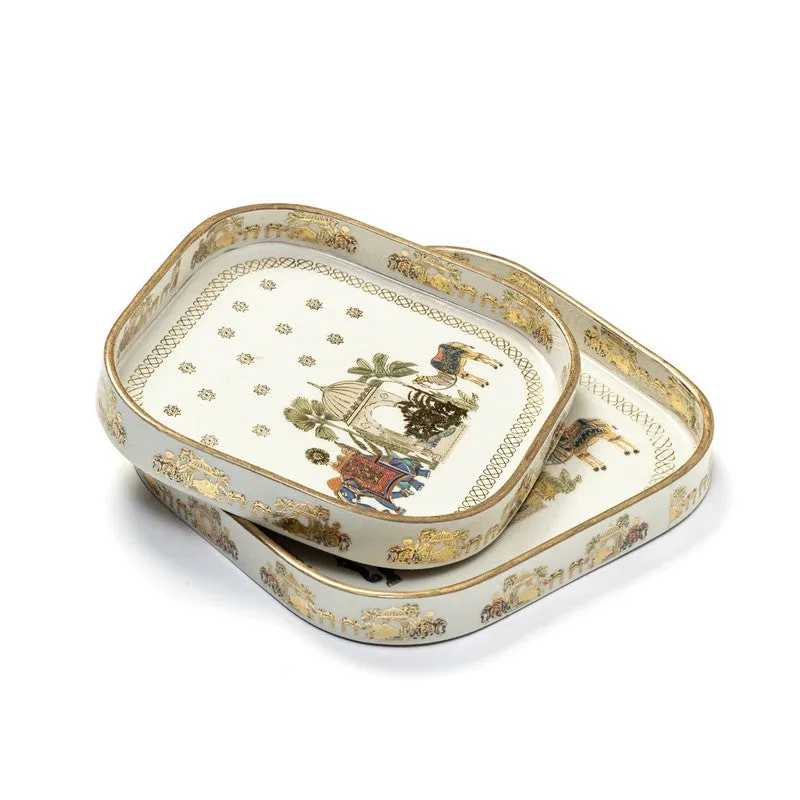 Hathi (E - Shahi Serving Tray) - Set Of Two media 8