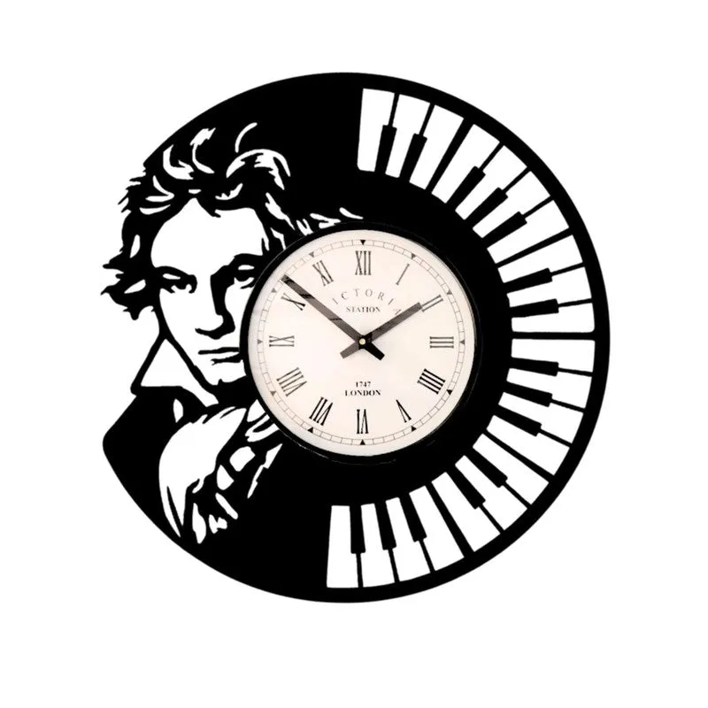 Blaze Steel Analog Wall Clock - Black media 4