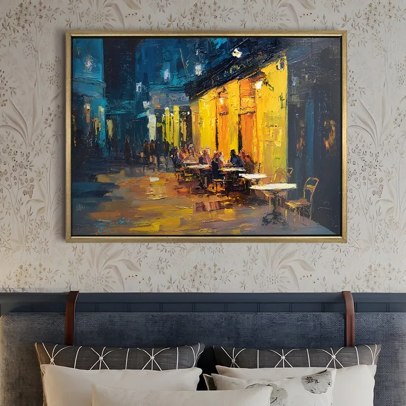 Cozy Corner Canvas Wall Painting With Frame media 5