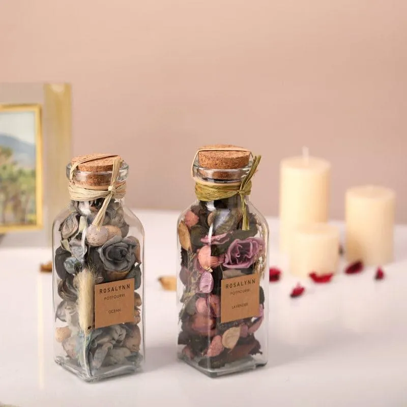 Merina Potpourri With Glass Jar - Set Of Two media 1