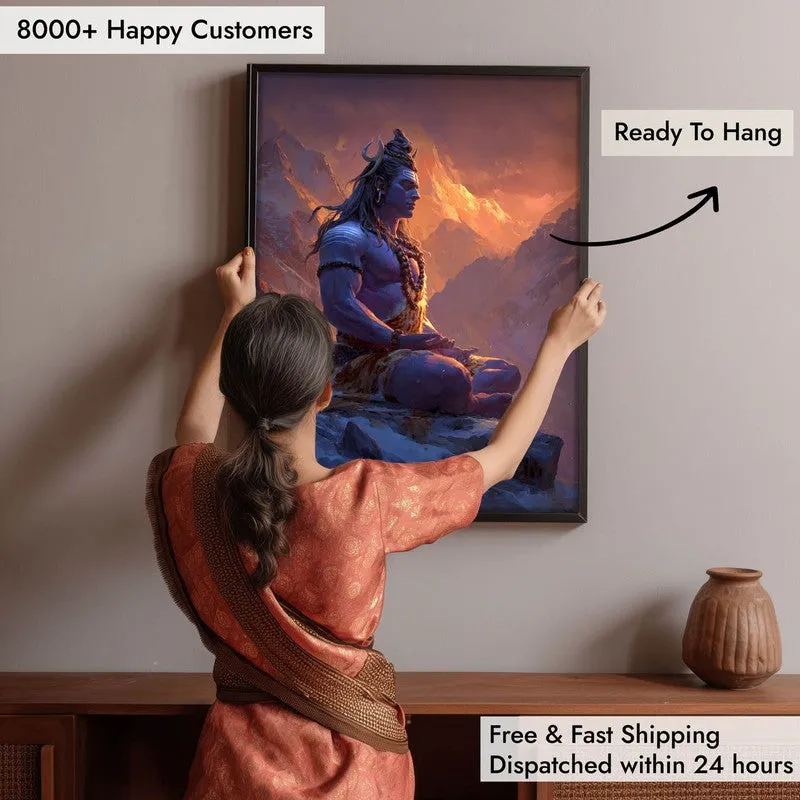 Mahadev in Deep Trance I Archival Paper Wall Art media 5