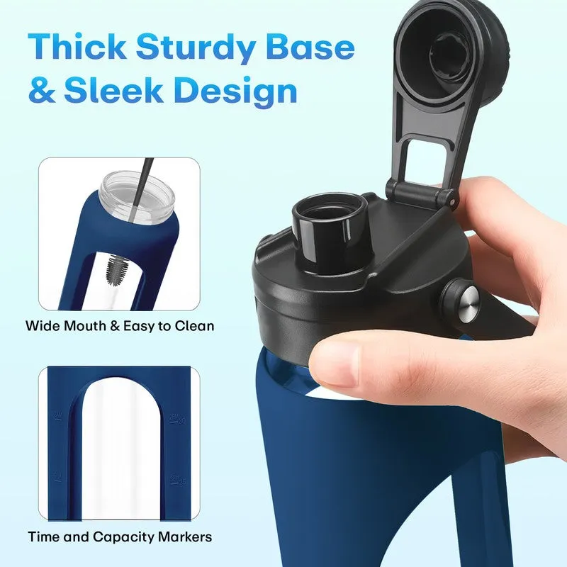 Rioware Aqualoom Water Bottle (Blue & Black) - 1000 mL media 5