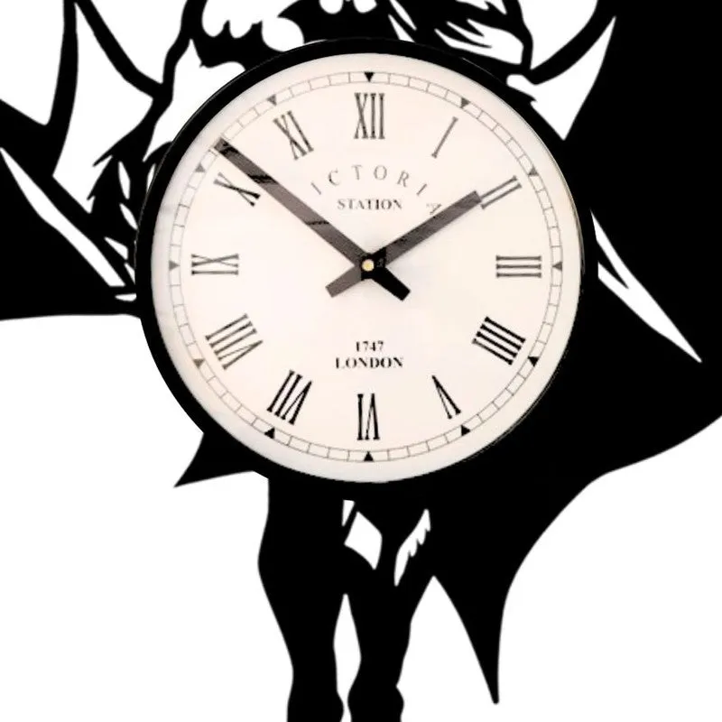 Darkcrest Steel Analog Wall Clock - Black media 5