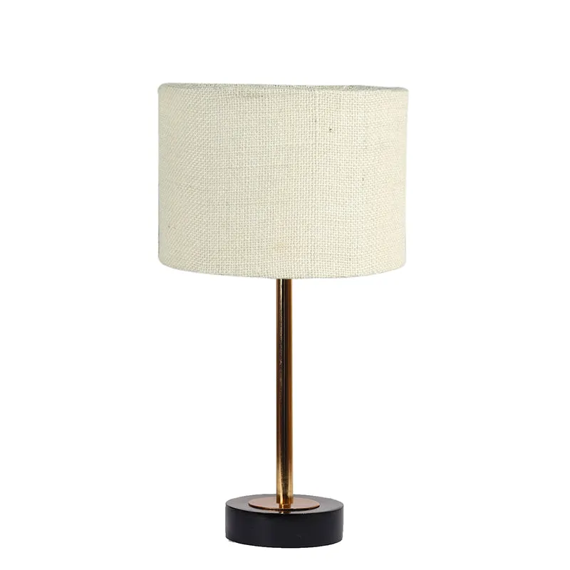 Sienna I Rodin Wooden Table Lamp - White,Gold,Black media 4