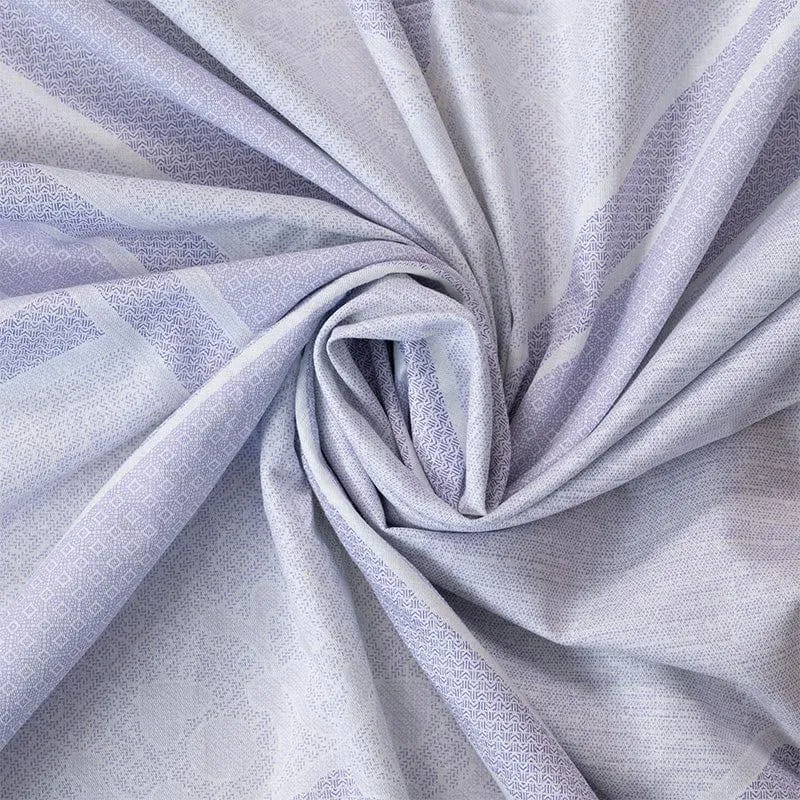 Neinia Printed Reversible Cotton Bedsheet (Purple,Green) - 170 TC media 7