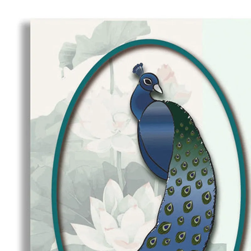 Peacock Portrait Wall Art media 1