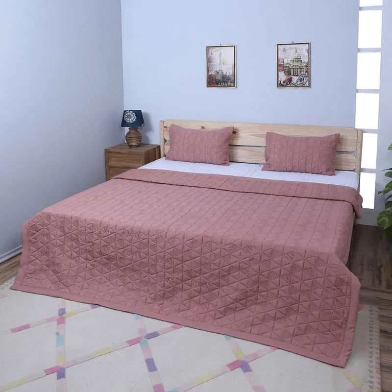 Starsia Microfiber Bedcover - Peach media 3