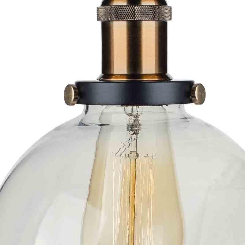 Vintage Orb Glass Ceiling Lamp - Transparent media 6