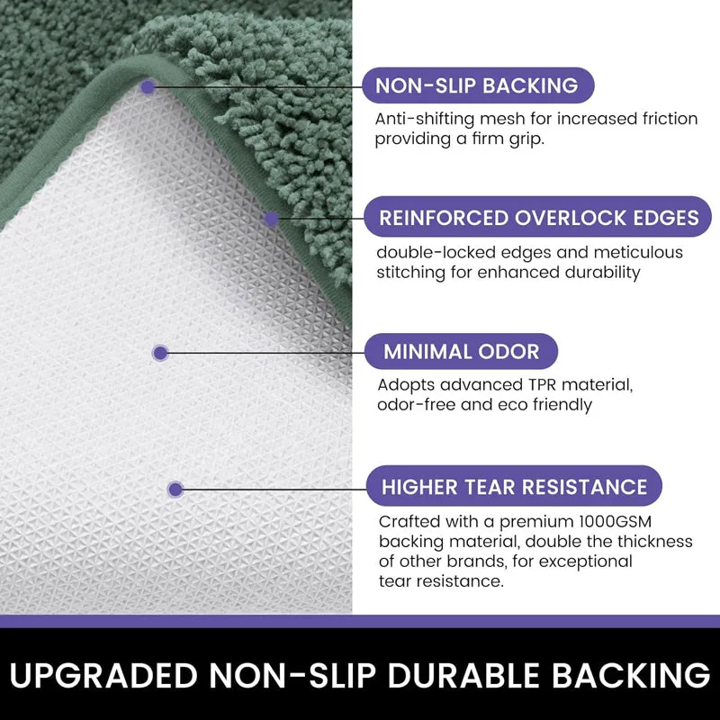 Close-up of the rug underside and backing texture