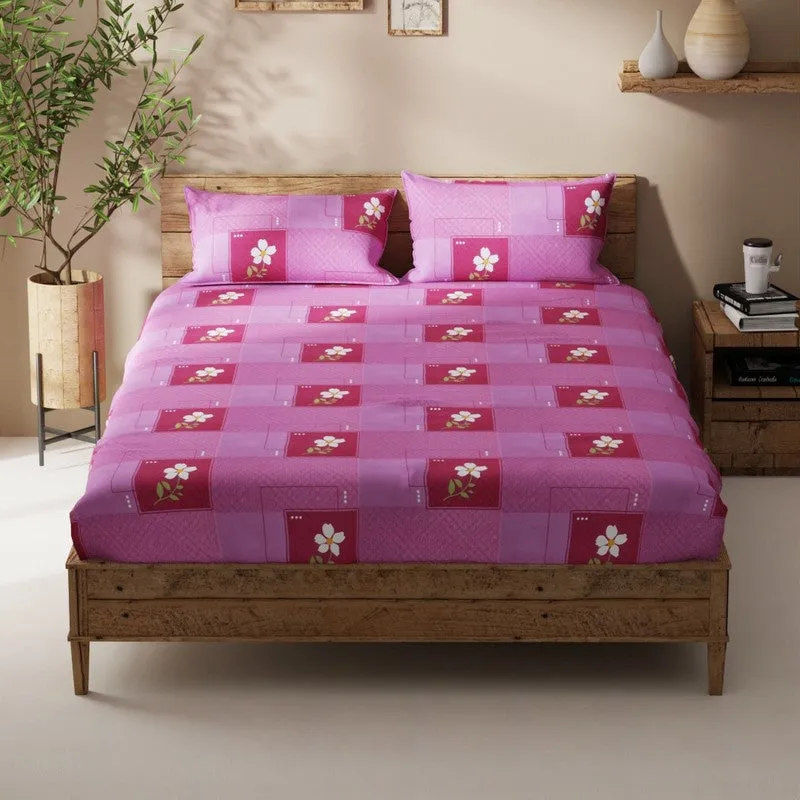 Ruvin Bedsheet (Pink) - 115 GSM media 3