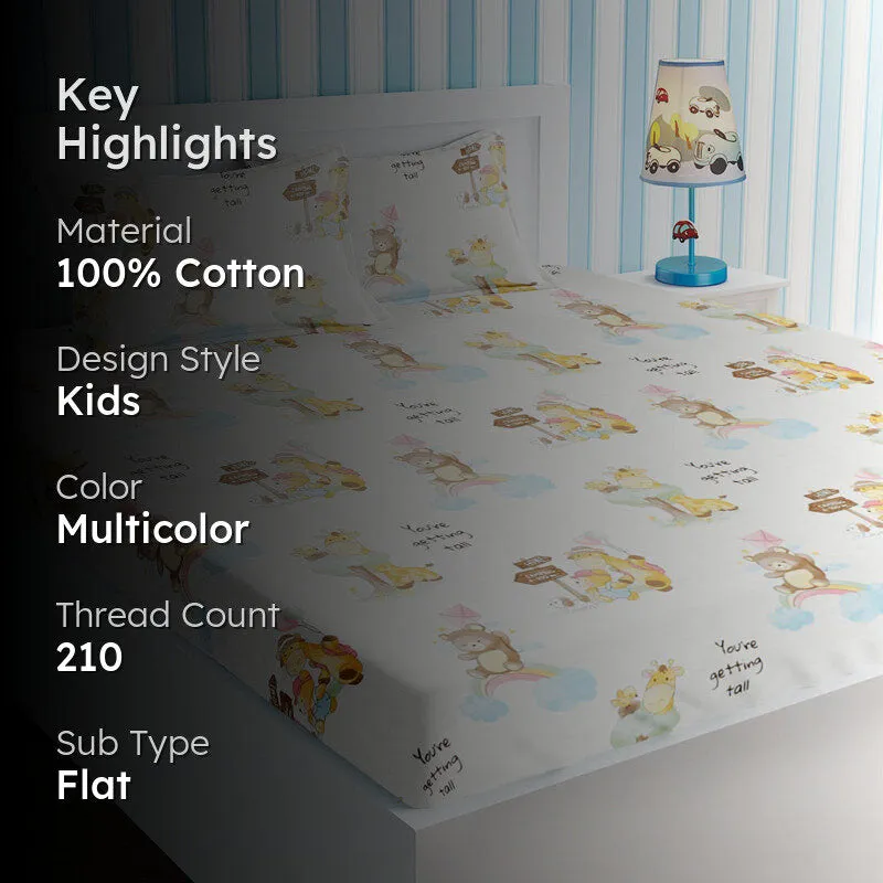 Jungle Book Kids Cotton Bedsheet - 210 TC media 2