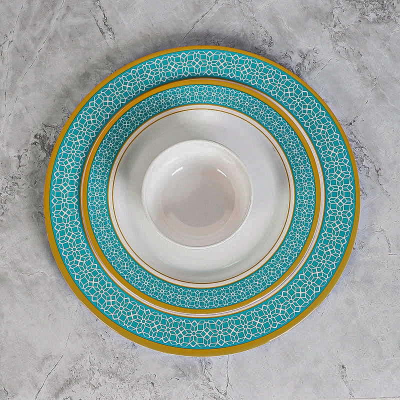 Cubicio Ethnic Melamine Dinner Set - 31 Piece Set media 5